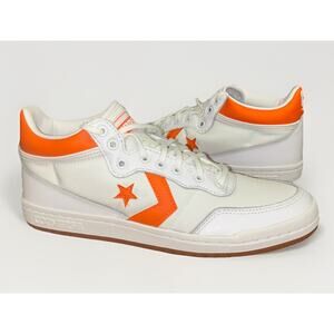 Converse Fastbreak Pro Mid White Orange Gum A09185C- 8 Mens/ 9.5 Womens